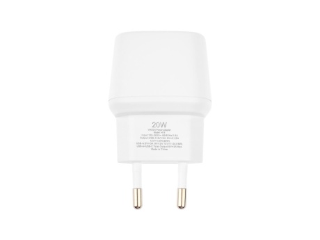 СЗУ VIXION H14 (1-USB 18W/1-Type-C PD 20W) 20W max (белый)