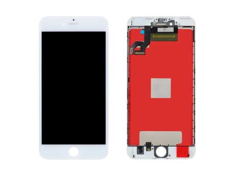 Дисплей для iPhone 6S Plus + тачскрин белый с рамкой (In-Cell) (vixion)