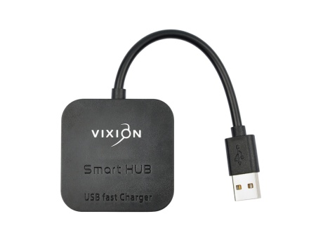 HUB USB Vixion AD60 4 порта (черный)