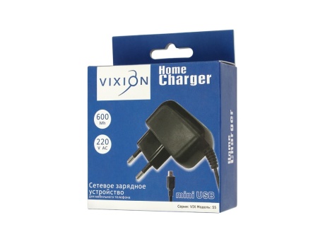 СЗУ VIXION S5 (0.6A) miniUSB (черный)
