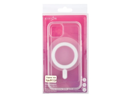 Накладка Vixion для iPhone 13 MagSafe (прозрачный)