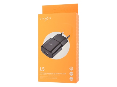 СЗУ VIXION L5 (1-USB/2.1A) (черный)