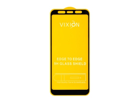 Защитное стекло 6D для Samsung A730F/A750F/A605F/J415F/J610F/J810F (черный) (VIXION)