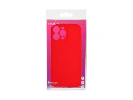 Накладка Vixion для iPhone 13 Pro Max MagSafe (красный)