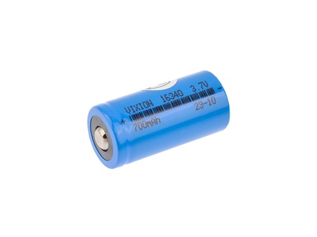 Аккумулятор 16340 3.7V 700 mAh (CR123A) незащищенный (vixion)