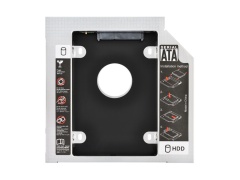 Адаптер VIXION (AD62) для HDD/SSD дисков 2.5`` в отсек привода 12,7мм (серебро)