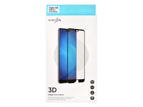 Защитное стекло 3D для Huawei View 20 (черный) (VIXION)