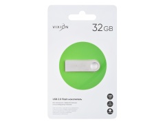 Накопитель USB Flash 32GB 2.0 VIXION Zinc Alloy (серебро)