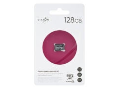 Карта памяти MicroSD 128GB VIXION Class 10 без адаптера