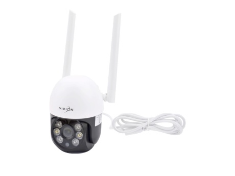 IP-камера Wi-Fi Vixion SM12 поворотная влагозащищенная, 3Mp, 1296P (белый)