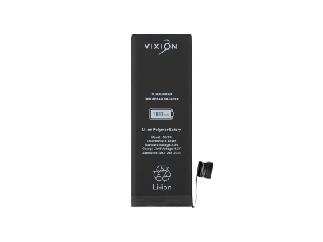 Аккумулятор для iPhone 5S/5C (Vixion) усиленная (1800 mAh) с монтажным скотчем