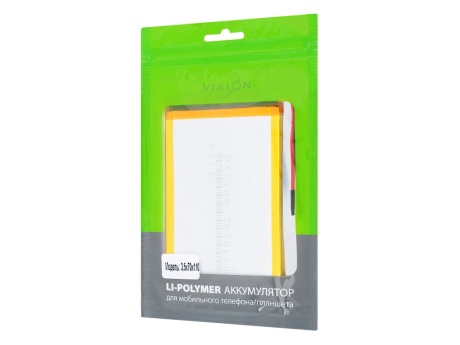 Аккумулятор универсальный 3,5х70х110 mm 3500mAh (3,7V Li-Pol) (Vixion)