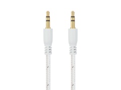 Кабель VIXION CAB50 AUX 3,5 (M) - AUX 3,5 (M) 1.5m (белый)