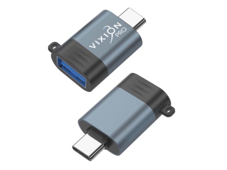 Адаптер VIXION PRO VD-01 USB2.0 - Type-C (серый)