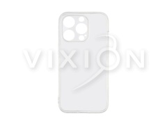 Накладка силиконовая Vixion 1,0мм для iPhone 15 Pro (прозрачный)