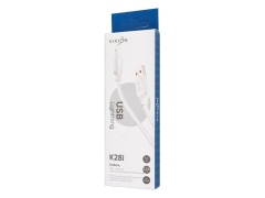 Кабель USB VIXION (K28i) 3,5A для iPhone Lightning 8 pin (1м) (белый)