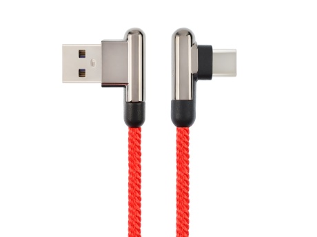 Кабель USB VIXION (K14c) Type-C (1м) (красный/графит)