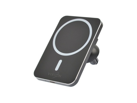 Держатель VIXION W14 Magsafe с беспроводным зарядом 15W (черный)