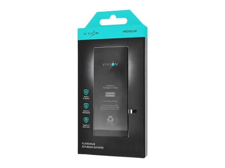 Аккумулятор для iPhone 15 Pro (Vixion) усиленная (3400 mAh) с монтажным скотчем