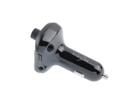 АЗУ VIXION RS-9 Bluetooth FM трансмиттер с зарядкой Type-C 18W (черный)