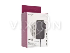 Держатель VIXION W14 Magsafe с беспроводным зарядом 15W (черный)