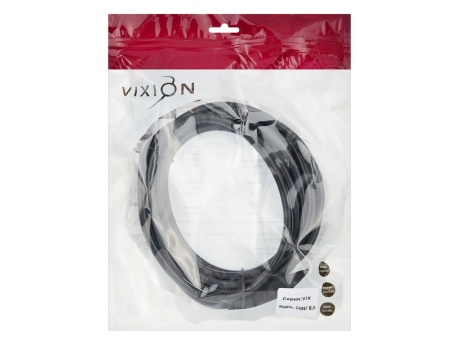 Кабель сетевой VIXION CAB57 EURO pin (m) - C13 (m) (3м) (черный)