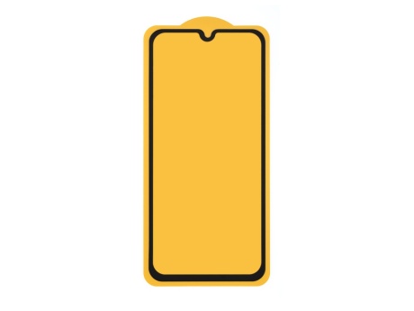 Защитное стекло 6D для Samsung M015F Galaxy M01/A01/A40 (черный) (VIXION)