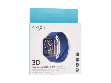Защитное стекло 3D для Apple Watch 44мм (VIXION)