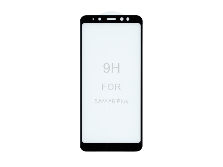 Защитное стекло 3D для Samsung A730F Galaxy A8 Plus (2018) (черный) (VIXION)