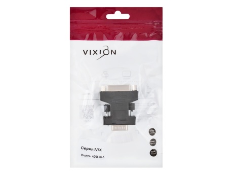 Переходник VIXION AD35 DVI-I (F) - VGA (M) (черный)