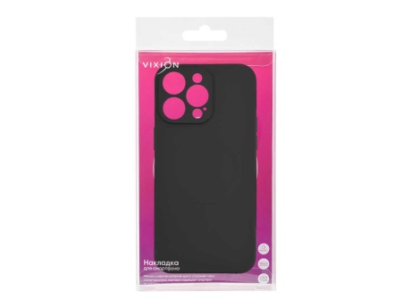 Накладка Vixion для iPhone 15 Pro Max MagSafe (черный)