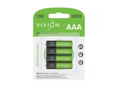 Батарейка Vixion алкалиновая LR03 - AAA (блистер 4шт)