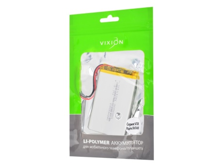 Аккумулятор универсальный 30x50x80 mm 1800mAh (3,7V Li-Pol) (Vixion)