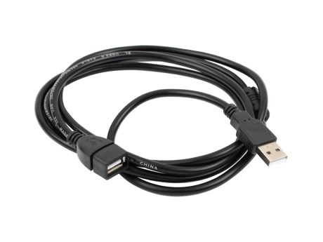 Удлинитель VIXION CAB43 USB 2.0 (M) - USB 2.0 (F) 1.5m (черный)