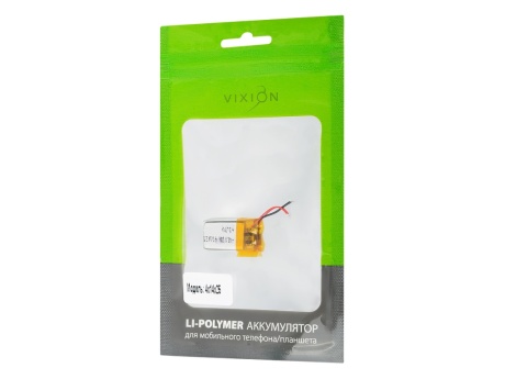 Аккумулятор универсальный 4х14х25 mm 120mAh (3,7V Li-Pol) (Vixion)
