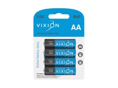Батарейка Vixion солевая R6P - AA (блистер 4шт)