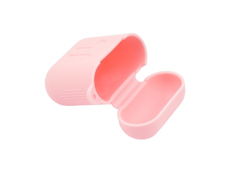 Чехол силиконовый для AirPods (розовый) (VIXION)