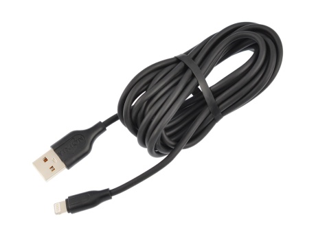 Кабель USB VIXION (K2i) для iPhone Lightning 8 pin (3м) (черный)
