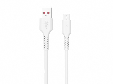 Кабель USB VIXION PRO (VX-17m) MicroUSB (1м) (белый)