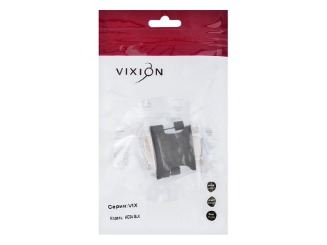 Переходник VIXION AD34 DVI-I (M) - VGA (F) (черный)