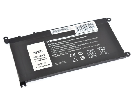 Аккумулятор для ноутбука Dell Inspiron 13" WDX0R/5000/7000/5368/5378/7368/5567 (3400mAh) (vixion)