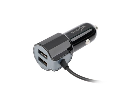 АЗУ VIXION U8 micro USB (2-USB/2.1A) (черный)