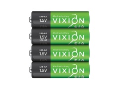Батарейка Vixion алкалиновая LR6 - AA (плёнка 4шт)