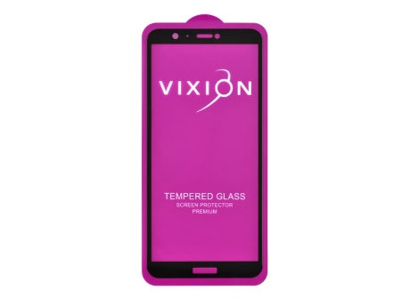 Защитное стекло 6D для Huawei P Smart/Huawei Enjoy 7S (FIG-LX1) (черный) (VIXION)