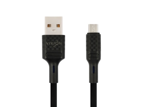 Кабель USB VIXION (K27m) microUSB (1м) (черный)