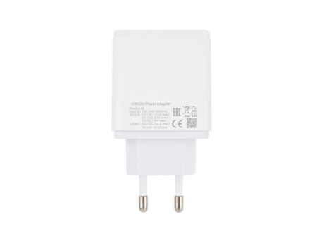СЗУ VIXION H2 (1-USB QC 3.0/2-USB 2.4A) (белый)