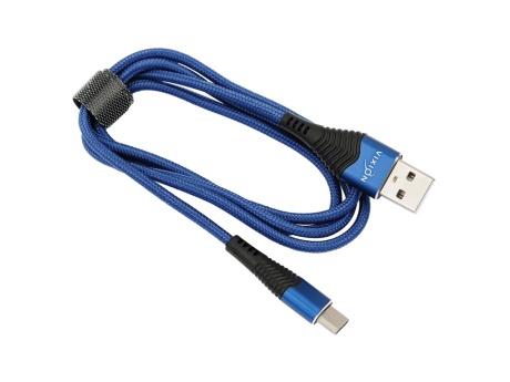 Кабель USB VIXION (K26c) Type-C (1м) (синий)