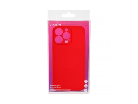 Накладка Vixion для iPhone 13 Pro MagSafe (красный)
