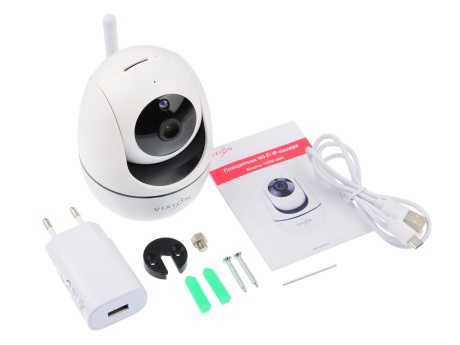 IP-камера Wi-Fi Vixion N20W-JA01 поворотная, 2Mp, 1080P (белый)