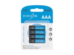 Батарейка Vixion солевая R03P - AAA (блистер 4шт)